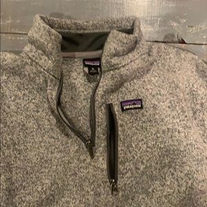 Unisex kids Patagonia quarter zip fleece pullover